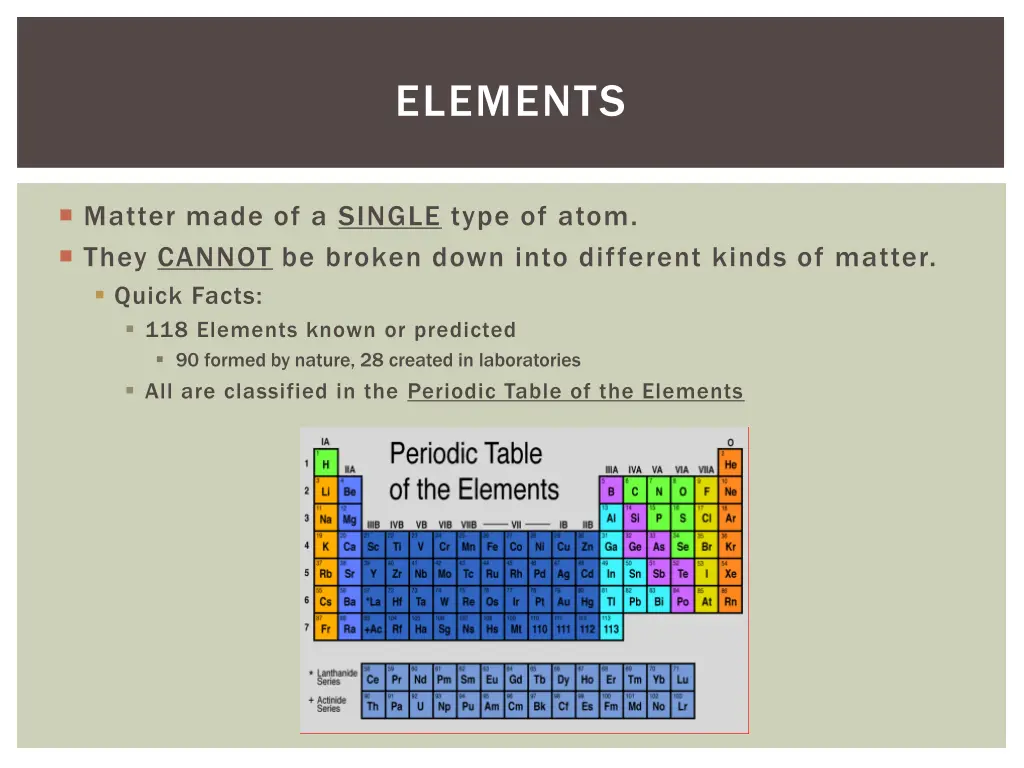 elements