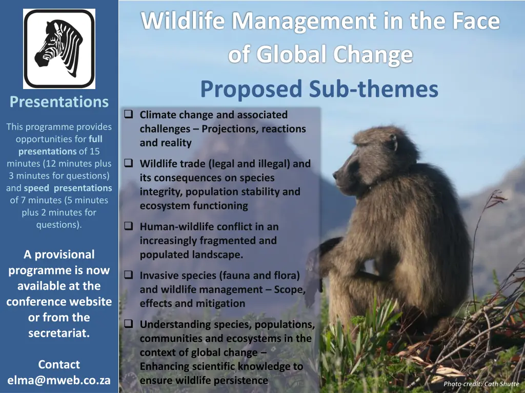 wildlife management in the face of global change 2