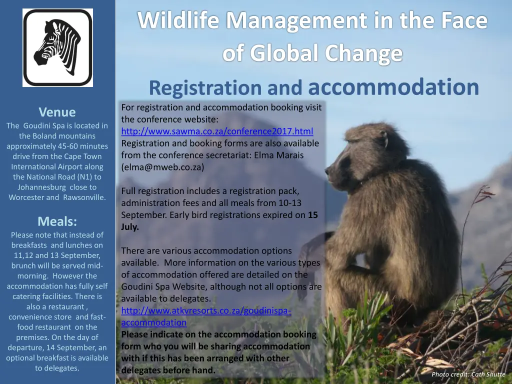 wildlife management in the face of global change 9