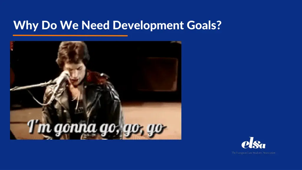 why do we need development goals