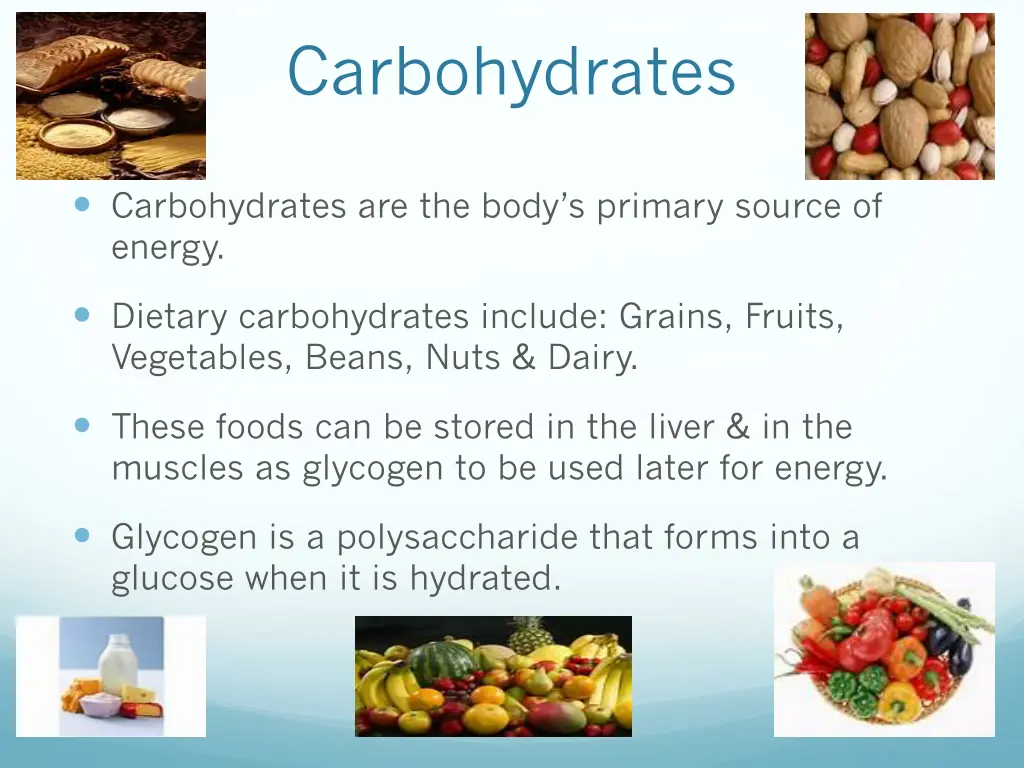 carbohydrates