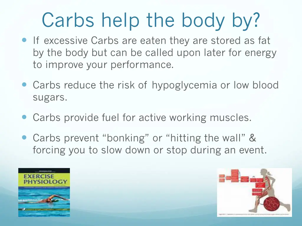 carbs help the body by if excessive carbs