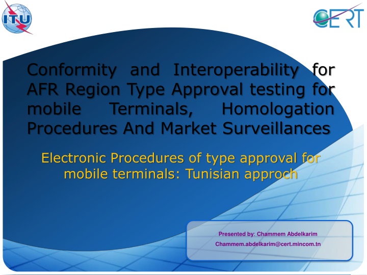 conformity and interoperability for afr region