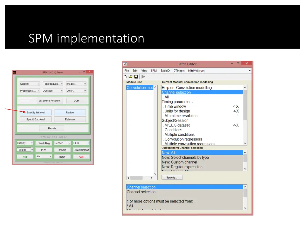 spm implementation