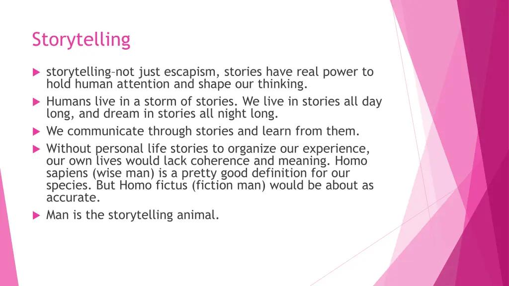 storytelling