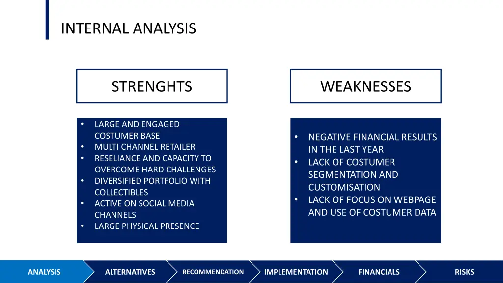 internal analysis