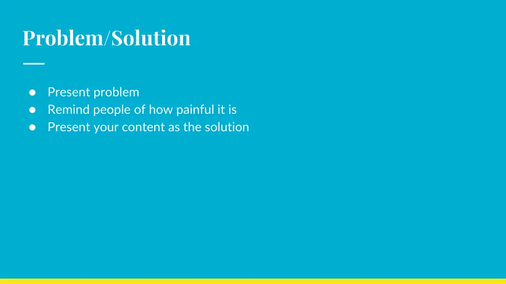 problem solution