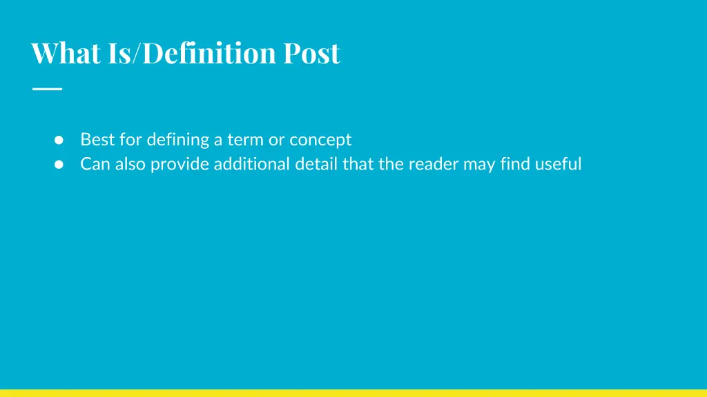 what is definition post