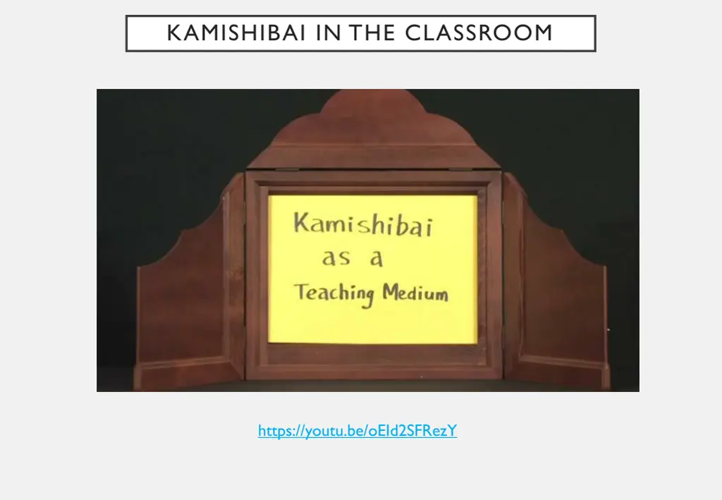 kamishibai in the classroom