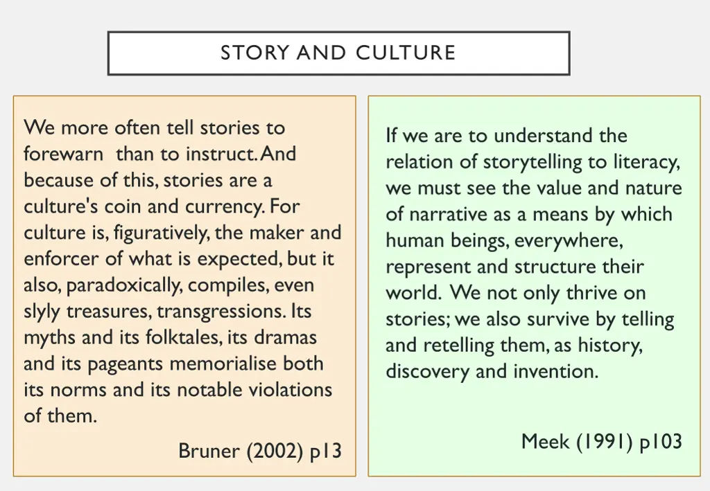 story and culture 1