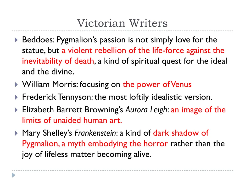 victorian writers