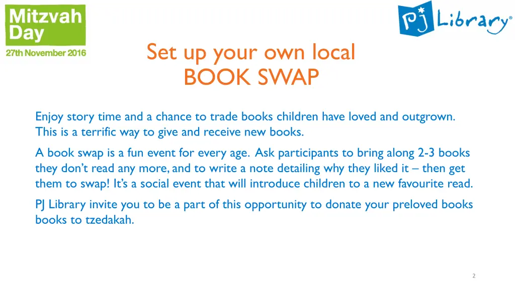 set up your own local book swap