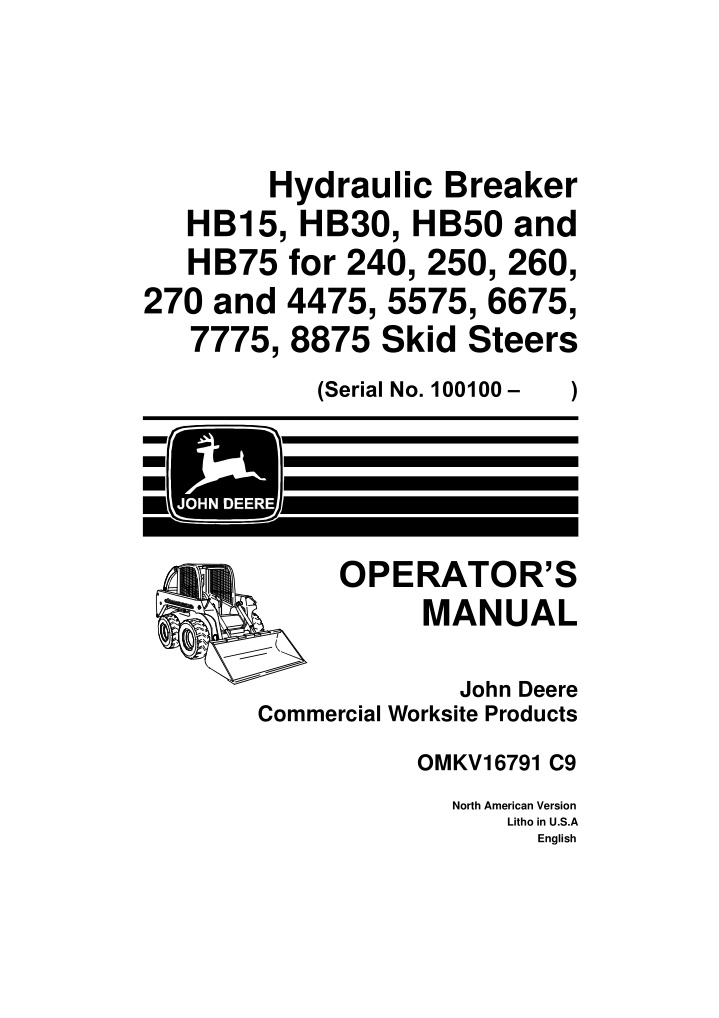 hydraulic breaker hb15 hb30 hb50 and hb75