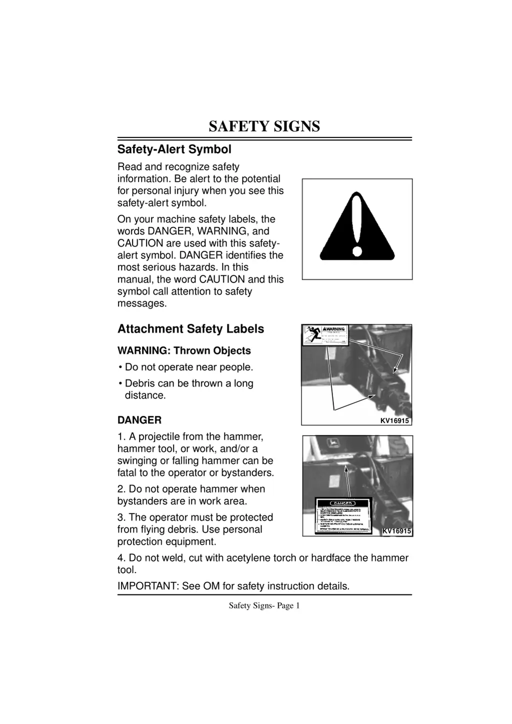 safety signs