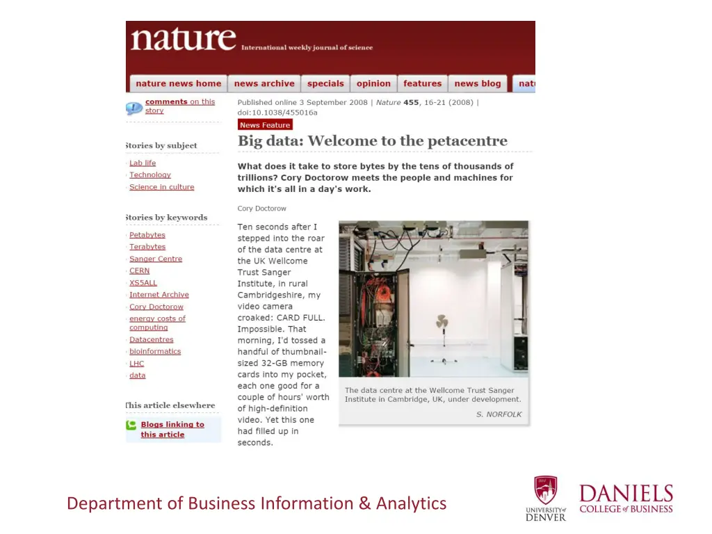 department of business information analytics 1