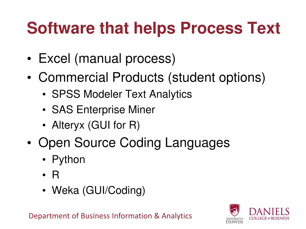 software that helps process text