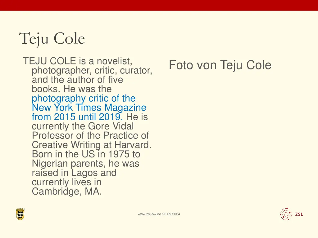 teju cole