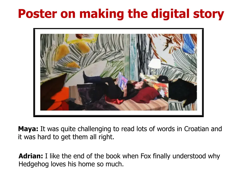 poster on making the digital story