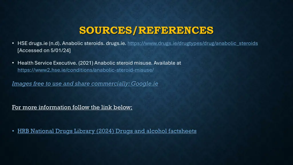 sources references