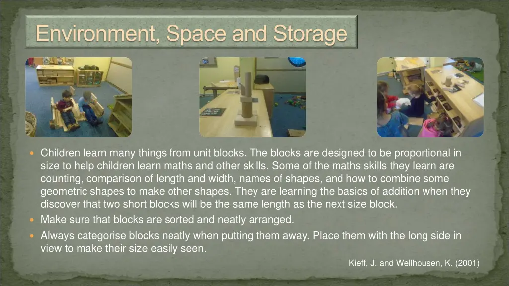 environment space and storage