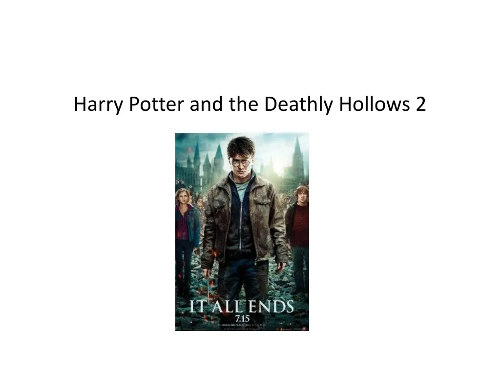 harry potter and the deathly hollows 2