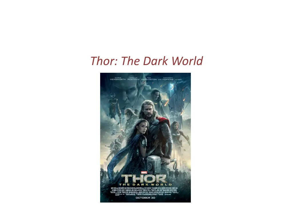 thor the dark world