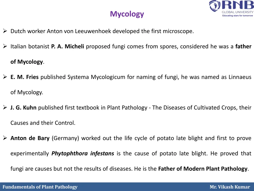 mycology