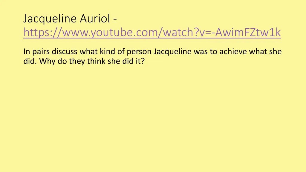 jacqueline auriol https www youtube com watch