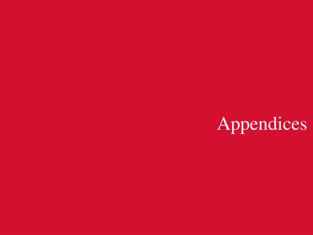 appendices