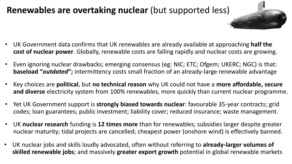 renewables are overtaking nuclear but supported