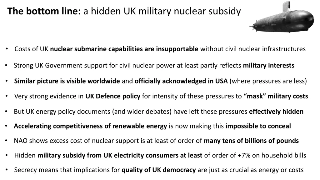 the bottom line a hidden uk military nuclear