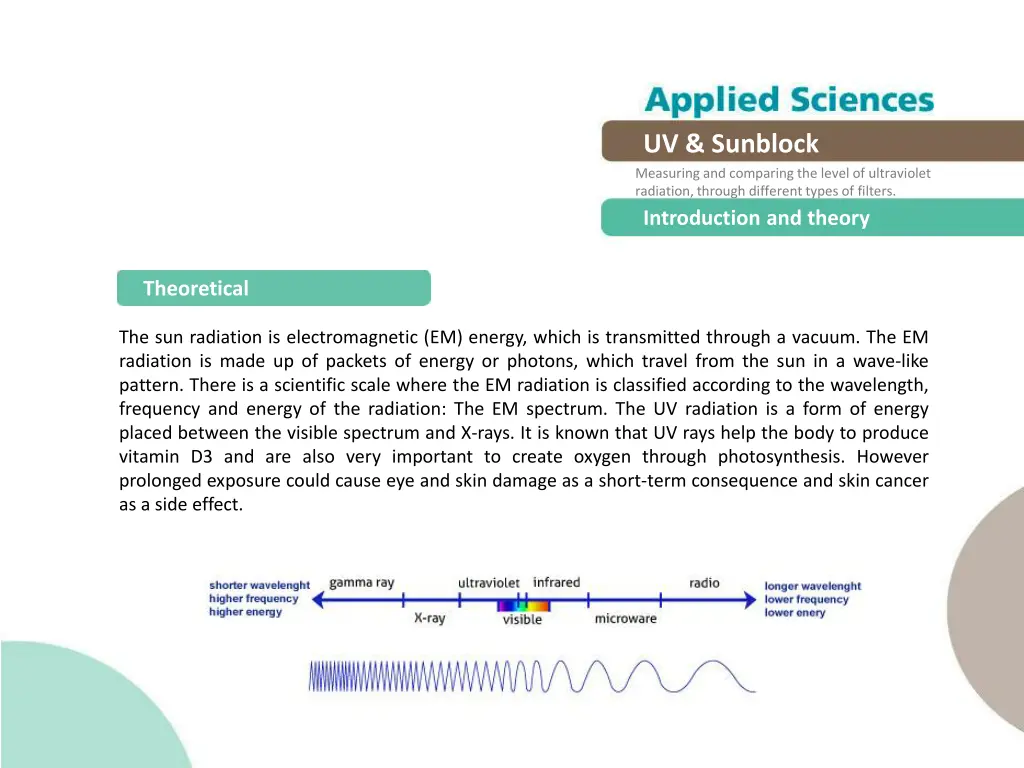 uv sunblock measuring and comparing the level