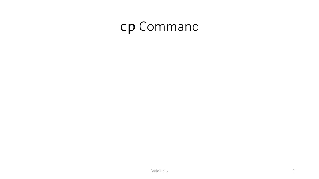 cp command