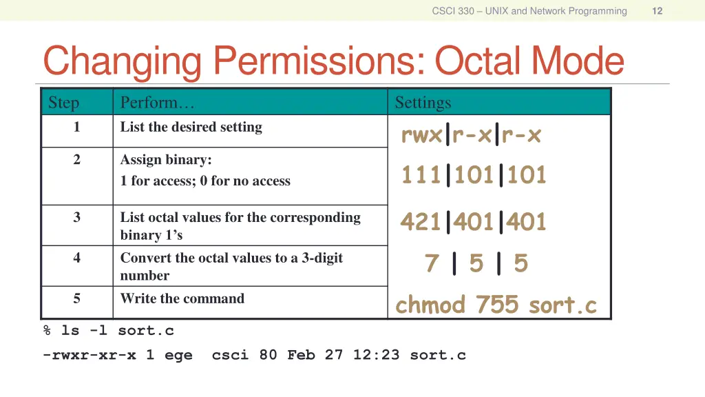 csci 330 unix and network programming 10