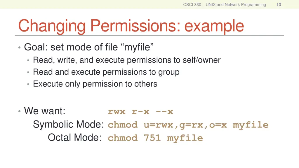 csci 330 unix and network programming 11