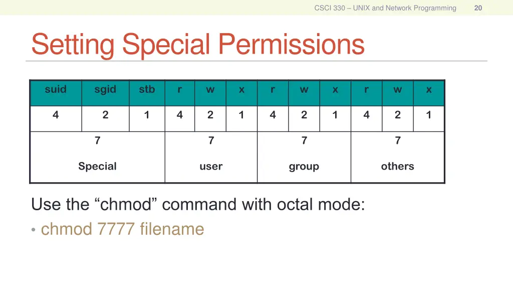 csci 330 unix and network programming 17