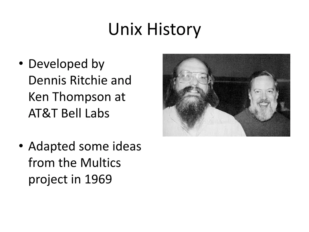 unix history