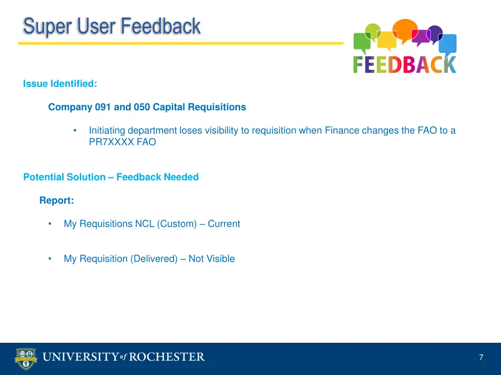 super user feedback