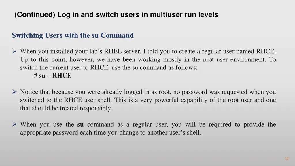 continued log in and switch users in multiuser 1