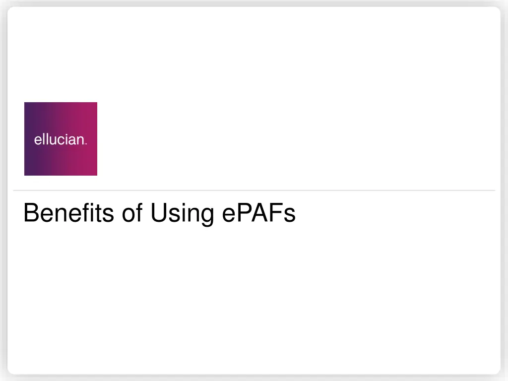 benefits of using epafs