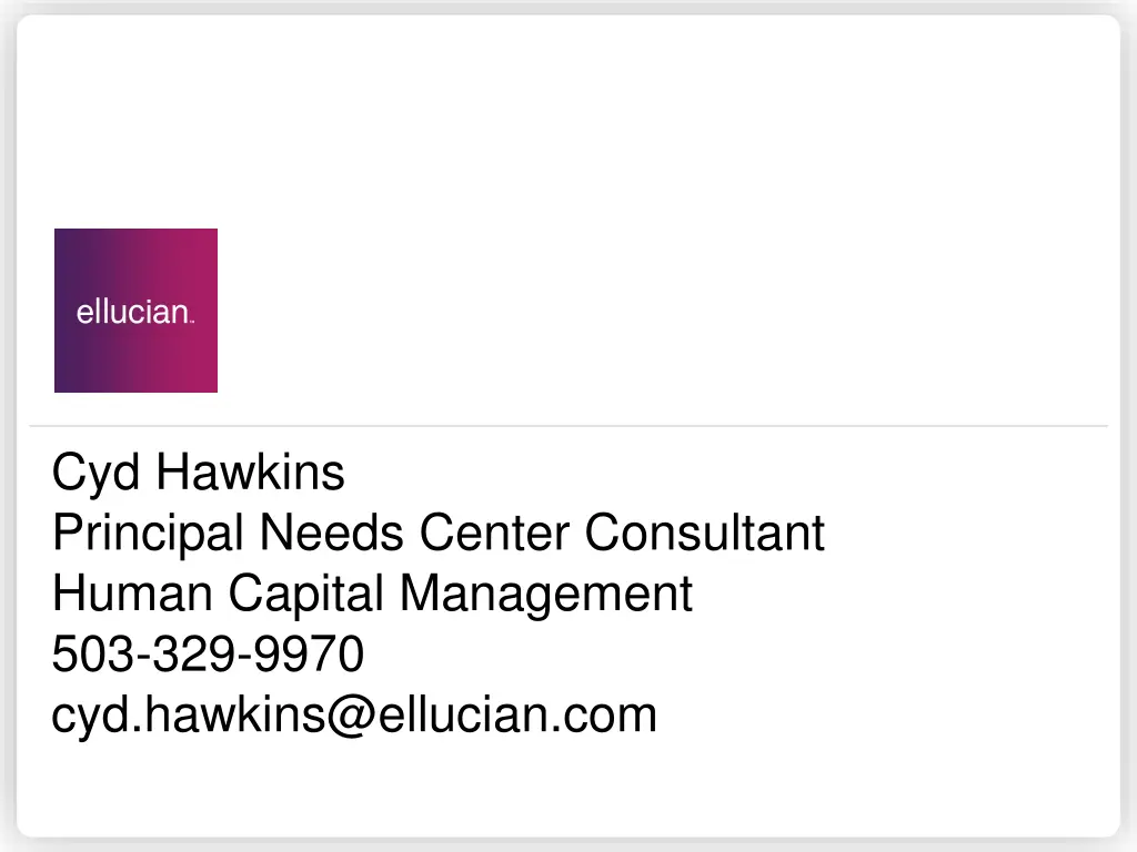 cyd hawkins principal needs center consultant