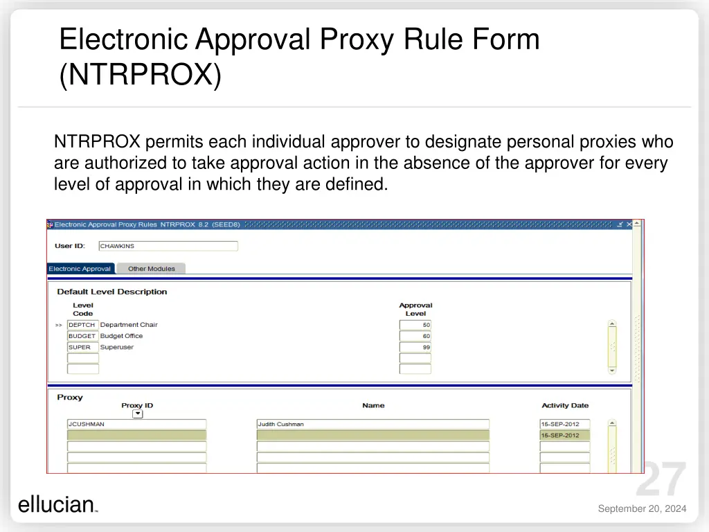 electronic approval proxy rule form ntrprox