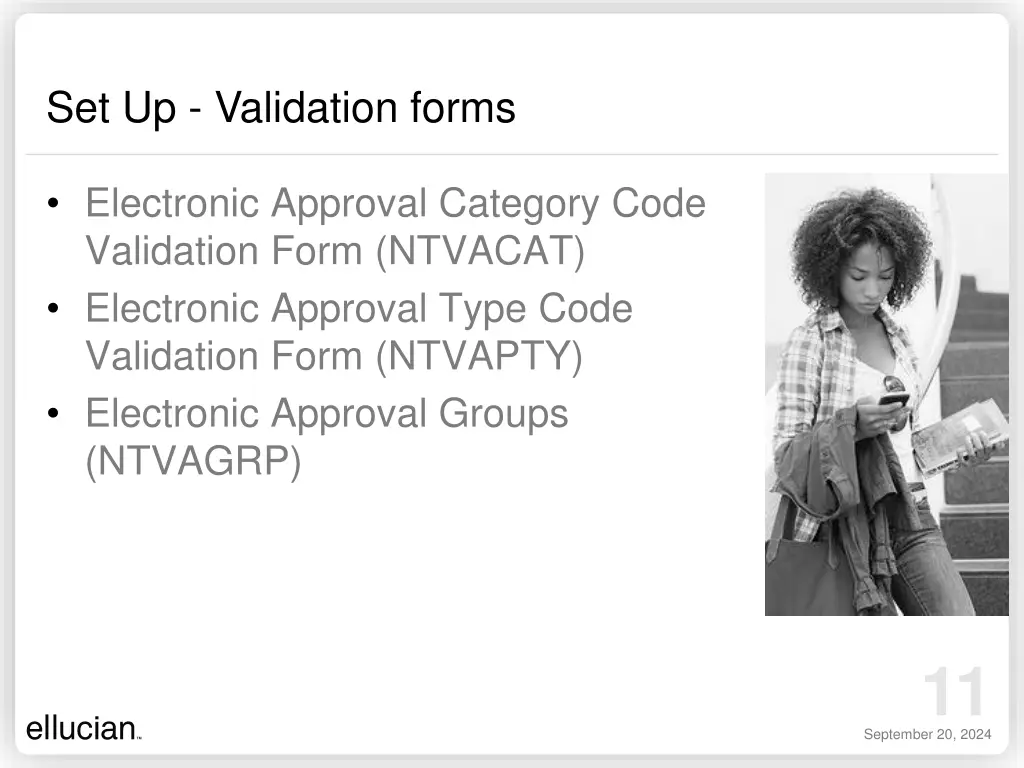 set up validation forms