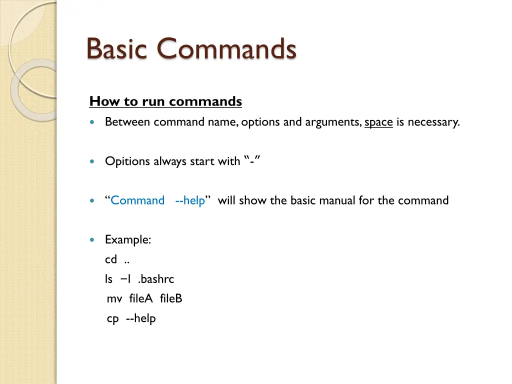 basic commands 1