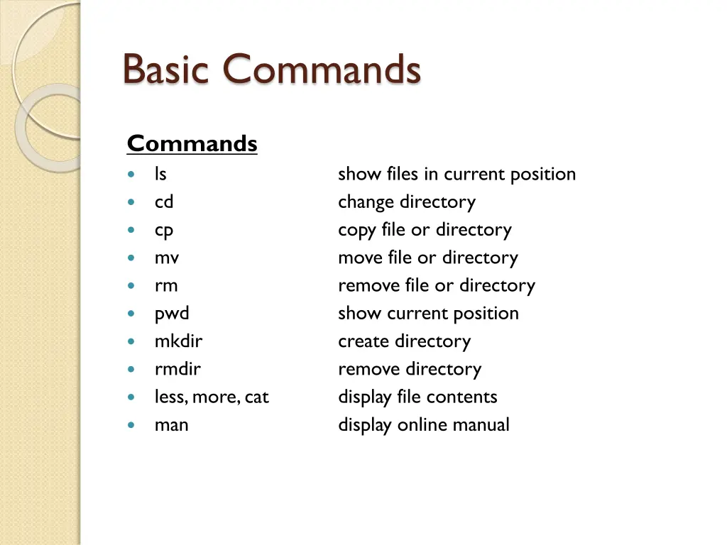 basic commands 2