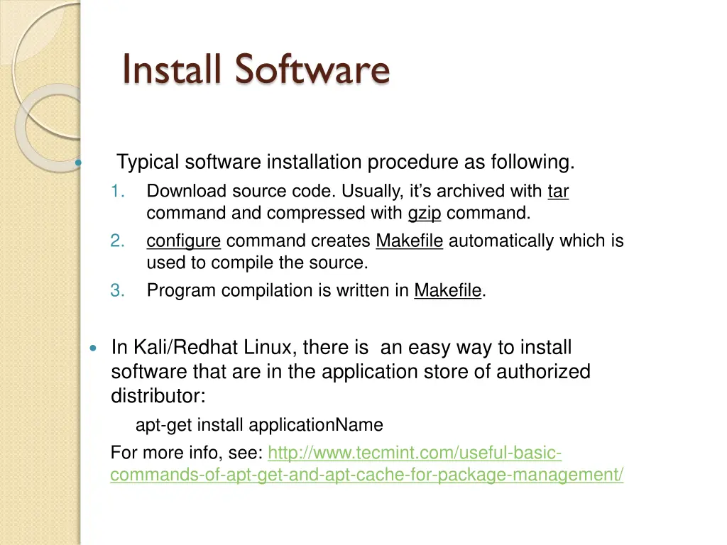 install software