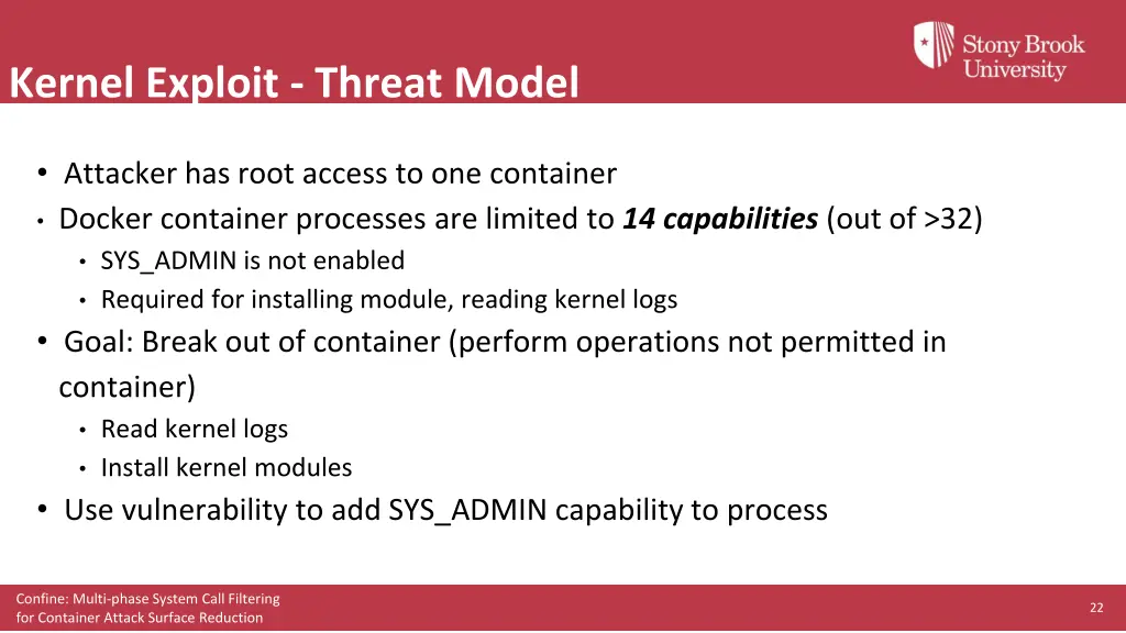 kernel exploit threat model 1