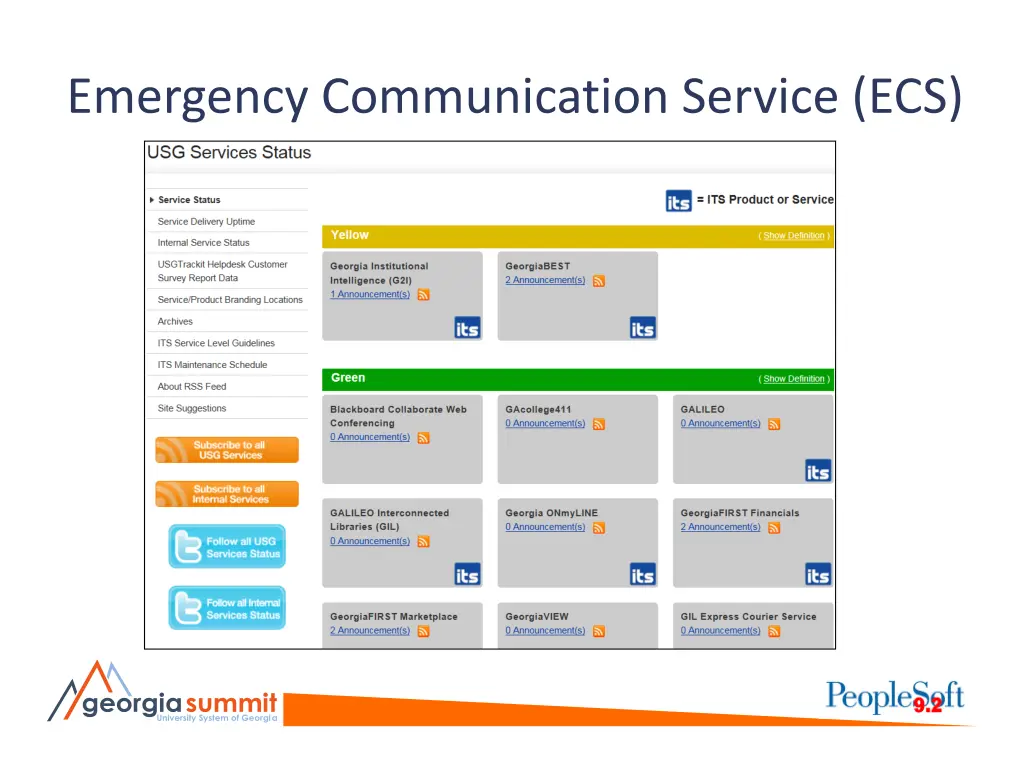 emergency communication service ecs