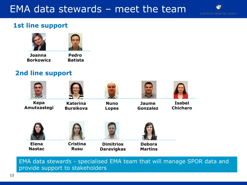 ema data stewards meet the team