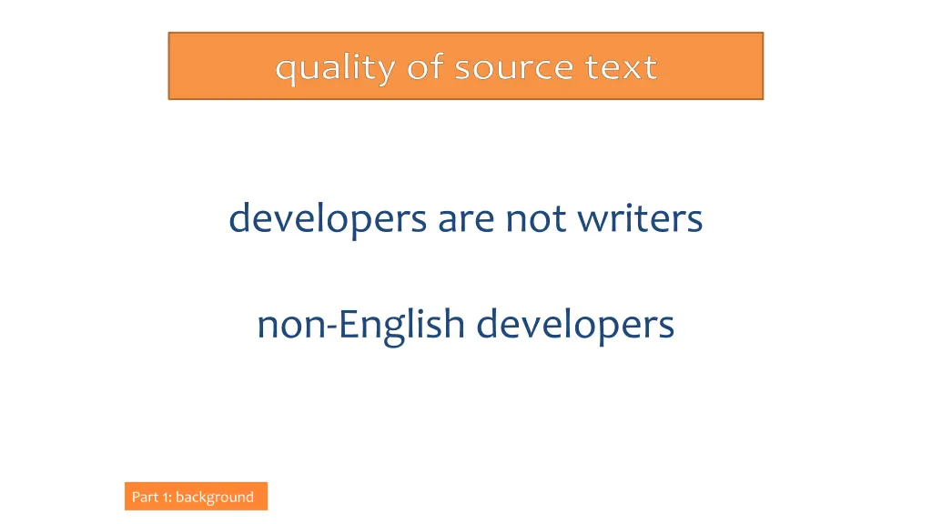 developers are not writers